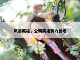 风暴英雄，全新英雄势力登场