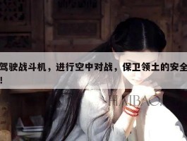 驾驶战斗机，进行空中对战，保卫领土的安全！