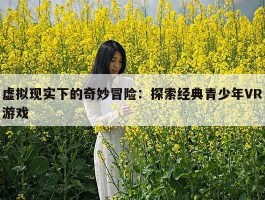 虚拟现实下的奇妙冒险：探索经典青少年VR游戏